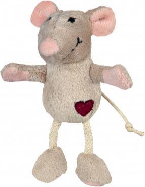 Mīksta rotaļlieta kaķiem Trixie Mouse 45579, gaiši brūna krās.