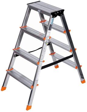 Trepes dubultās mājsaimniecības trepes Krause Dopple, 240 cm, 95 cm