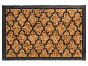 Durų kilimėlis Tartan Marocco, ruda sp./juoda sp., 60 cm x 40 cm