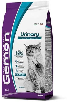 Kuiv kassitoit Gemon Urinary Chicken & Rice, kanaliha/riis, 7 kg