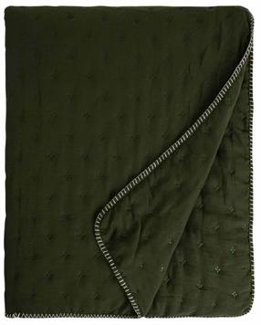 Gultas pārklājs Homla Basic Marcy, zaļa krās., 200 cm x 220 cm