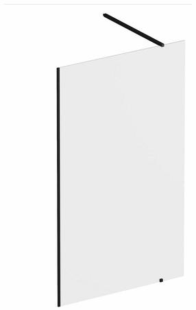 Dušikabiin Ravak Walk-In GW9WG030SZ1, 120 cm x 200 cm, läbipaistev v./must v./karastatud