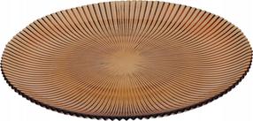 Šķīvis pusdienu Home Styling Collection Amber, Ø 21 cm, oranža krās.
