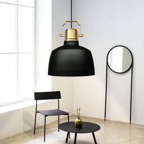 Lampa karināms Opviq Chandelier AYD-3724, E27, 1 x 15 W, melna krās. / zelta krās.
