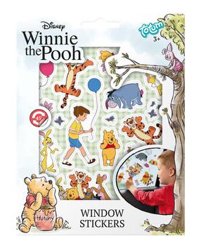 Langų lipdukų rinkinys Totum Winnie The Pooh TT69021, įvairių spalvų