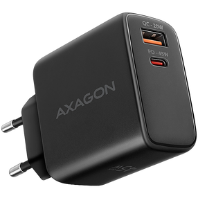 Adapteris Axagon ACU-PQ45, USB Type C/USB, juoda sp., 45 W