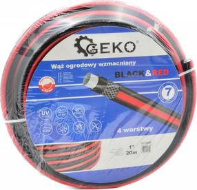 Laistīšanas šļūtene Geko Black&Red G73698, 25 mm, 20 m