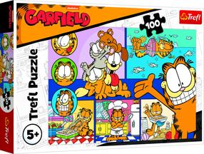 Пазл Trefl Garfield, 27.5 см x 41 см, 100 шт., многоцветный