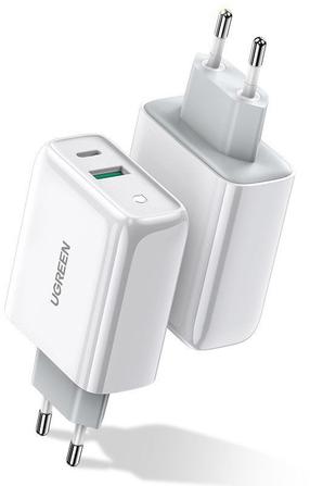 Зарядное устройство для телефона Ugreen CD170, USB Type C/USB/AC/DC
