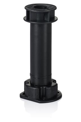 Baldų kojelė, reguliuojamo aukščio Haushalt HAH15750, 13 - 17 cm, Ø 5 cm, juoda sp., 4 vnt.