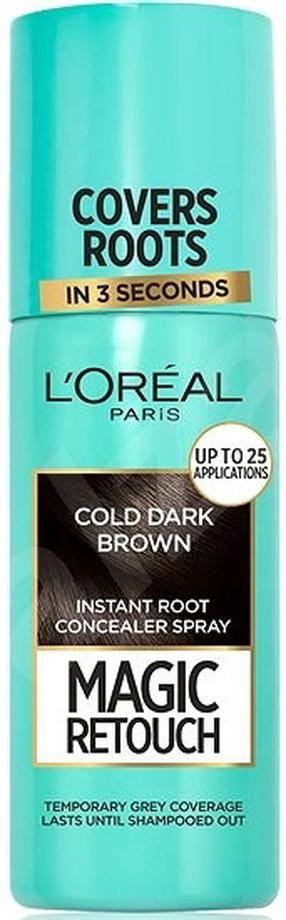 Tonēšanas aerosols L’Oréal Paris Magic Retouch, Cold Dark Brown, 75 ml