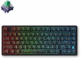 Vadu spēļu tastatūra Mchose Jet 75 HW-Jet75-10 Kailh Magnetic God Switch, Angļu (US), melna krās.
