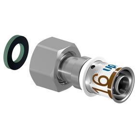 Savienojums ar saskrūvi Uponor, 1/2 collas – Iekšējā vītne, Ø16 mm, 10 Bar