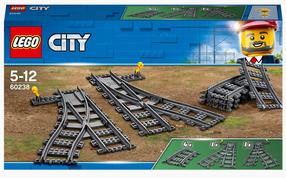 Konstruktorius LEGO City Bėgių iešmai 60238, 8 vnt.