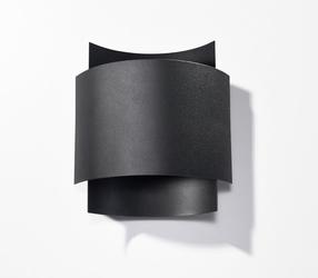 Lampa sienas Sollux Impact SL.0858, G9, 1 x 40 W, melna krās. / melna krās.