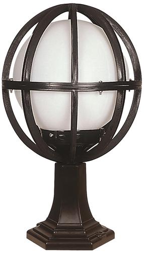 Pastatomas lauko šviestuvas Opviq BSU-68080-BSY-M7-KOP, 60W, E27, IP65, juoda sp., 30 cm x 50 cm