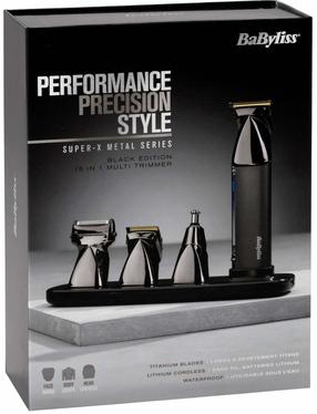 Multifunktsionaalne keha ja näo pardel Babyliss Super-X Metal Black Edition MT991E