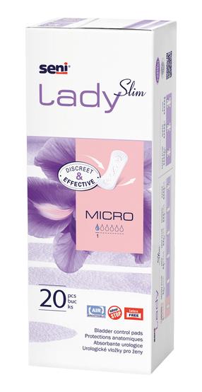 Uroloģiskie ieliktņi Seni Lady Slim, Micro, 20 gab.
