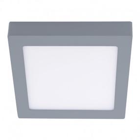 Lampa griesti CristalRecord Know, LED, 4000 °K, pelēka krās. / pelēka krās., 17.5 x 17.5 cm