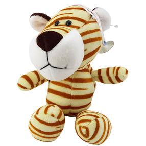 Pehme mänguasi tiiger Lean Toys 22390, kreemjasvalge/pruun v., 23 cm