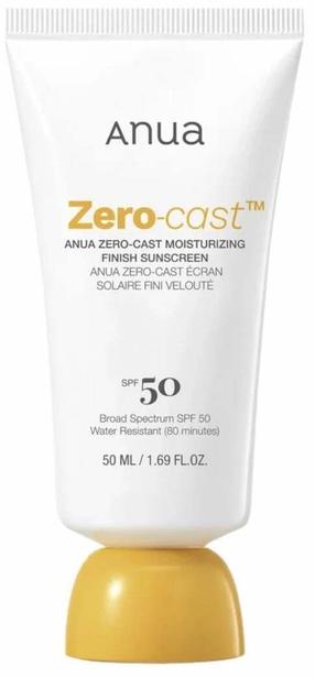 Krēms iedeguma kopšanai sejai Anua Zero-Cast Moisturising Finish SPF50, 50 ml