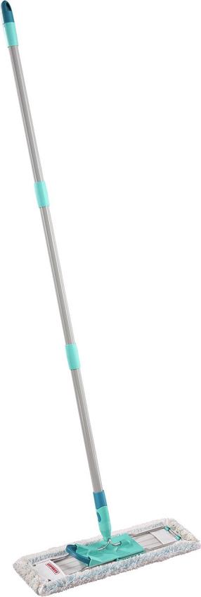 Grindų valymo šepetys Leifheit Profi XL Cotton Plus, 146 cm, mėlyna sp./pilka sp.