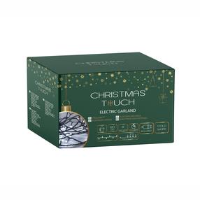 Spuldzīšu virtenes Christmas Touch XYIP-31ELED-120C-B, 9 m, auksti balta krās., 120 LED