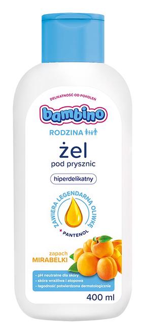 Kūno prausimosi želė Bambino Family, 400 ml
