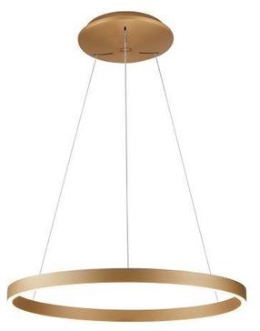 Šviestuvas kabinamas AZzardo Ring Andrea 60 AZ5099, LED, 3000 °K, 2, aukso sp. / aukso sp., 60 x 60 cm