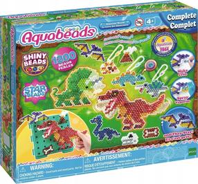 Ūdens pērlīšu komplekts, dinozaurs Epoch Aquabeads, daudzkrāsaina