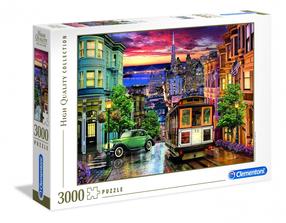 Dėlionė Clementoni High Quality San Francisco 33547, 118.4 cm x 84.5 cm, 3000 vnt., įvairių spalvų