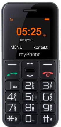 Mygtukinis telefonas MyPhone HALO Easy, 4 MB, juoda sp.