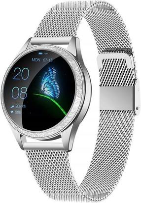 Išmanusis laikrodis Oromed Oro Smart Crystal KW20, sidabro sp.