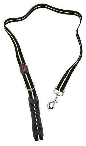 Šuns pavadėlis Doggy Village Signal Leash MT7119, juoda sp., 1.2 m x 25 mm