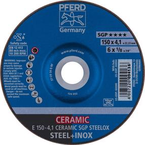 Slīpēšanas disks Pferd SGP, 150 mm x 22.2 mm