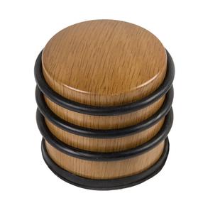 Durvju atbalsts Haushalt DS081CC, 7.1 cm, Ø 6.6 cm, plastmasa/gumija, ozola krās.