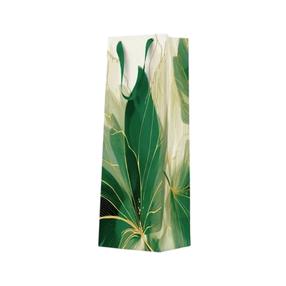 Dāvanu maisiņš Paw Decor Collection Premium Modern Jungle Bloom, 12 cm x 37 cm x 10 cm, balta krās./zaļa krās.