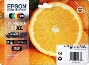 Printera kasetne Epson C13T33574011, dzeltens krās./melns krās./fuksīna (magenta) krās.