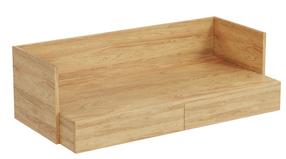 Stalviršis Mobius, ąžuolo sp., 55 cm x 11 cm