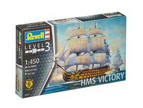 Konstruktorius Revell HMS Victory, 45 vnt., ruda sp./balta sp.