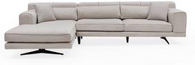 Kampinė sofa Hanah Home Jivago 560ARE1714, šviesiai ruda sp., kairinė, 308 x 198 cm x 78 cm