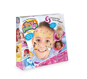 Tätoveeringute komplekt Interplay Face Paintoos Disney Princess, mitmevärviline