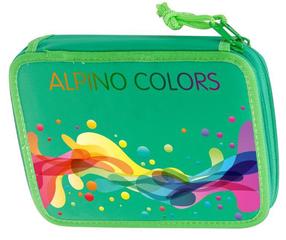 Penālis Alpino Colors 1AUA000113, 16 cm x 10 cm, zaļa krās./daudzkrāsaina