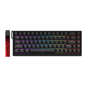 Vadu spēļu tastatūra FGG Madlions MAD68 HE RGB FGG-MAD68-HE-RGB-BLACK, Angļu (US), melna krās.