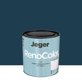 Värv, mööbli jaoks Jeger RenoColor Navy Blue, poolläikiv, 0.45 l, sinakas v.