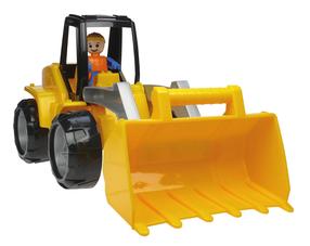 Mängutraktor Lena 4412, must v./kollane v.