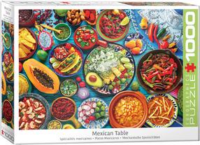 Dėlionė Eurographics Mexican Table 6000-5616, 67.6 cm x 48.9 cm, 1000 vnt., įvairių spalvų