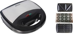 Sumuštinių keptuvė - vaflinė Brock 3in1, 750 W