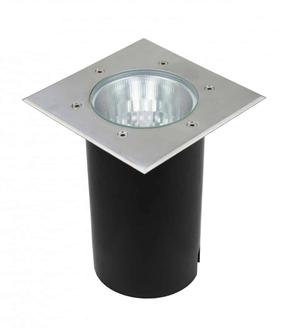 Įleidžiamas lauko šviestuvas Su-Ma Pabla M4030, 75W, E27, IP67, nerūdijančiojo plieno sp., 18 cm x 18 cm