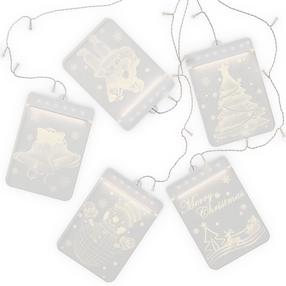 Гирлянда лампочек AmeliaHome Christmas Mood, 1.5 м, белый цв., 5 LED